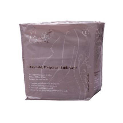 Bubba Bump Disposable Postpartum Underwear Large