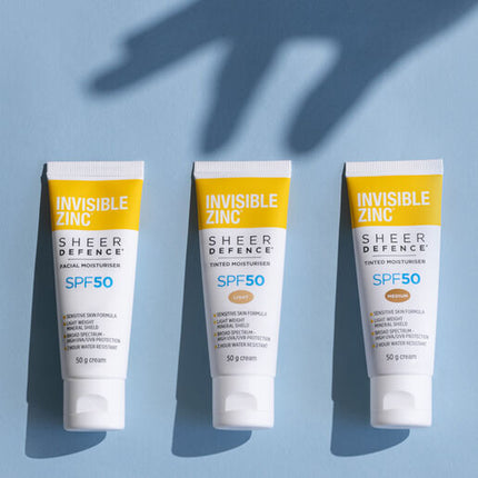 Invisible Zinc Sheer Defence Tinted Moisturiser SPF 50+ 50g