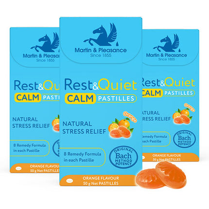 Rest & Quiet Calm Pastilles Orange 50g