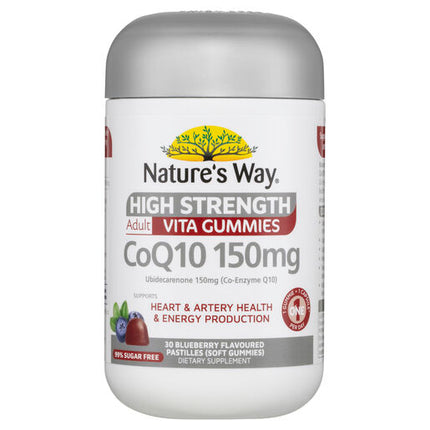 Nature's Way Adult Vita Gummies High Strength CoQ10 150mg 30 Gummies