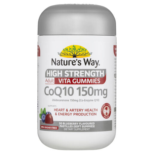 Nature's Way Adult Vita Gummies High Strength CoQ10 150mg 30 Gummies