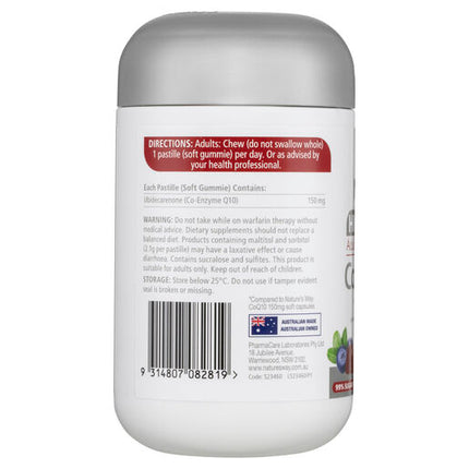 Nature's Way Adult Vita Gummies High Strength CoQ10 150mg 30 Gummies
