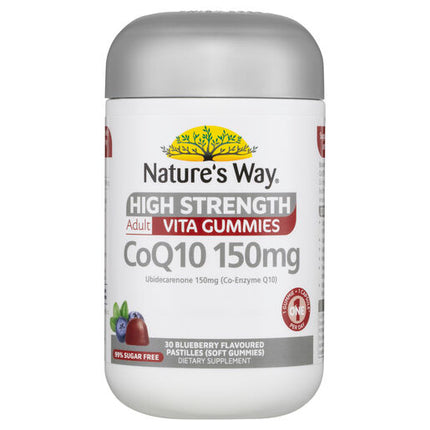 Nature's Way Adult Vita Gummies High Strength CoQ10 150mg 30 Gummies