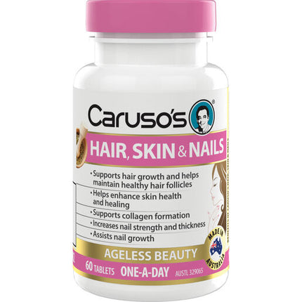 Caruso's Natural Health Hair, Skin & Nails 60 Tablets