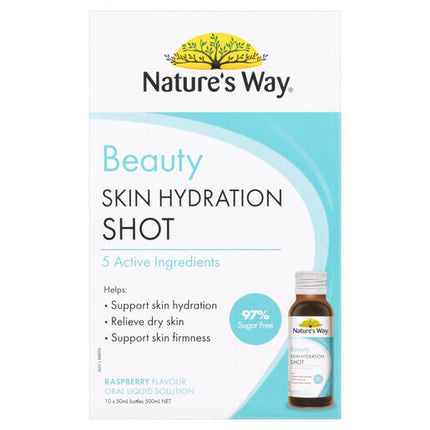 Nature's Way Beauty Skin Hydration Shot 10 x 50ml