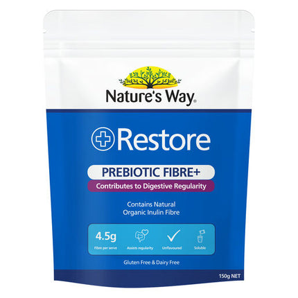 Nature's Way Restore Prebiotic Fibre+ 150g