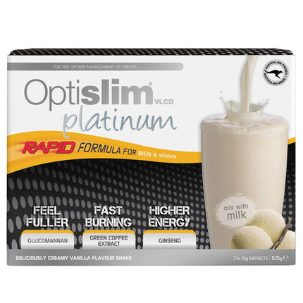 Optislim VLCD Platinum Shake Vanilla 21 x 25g