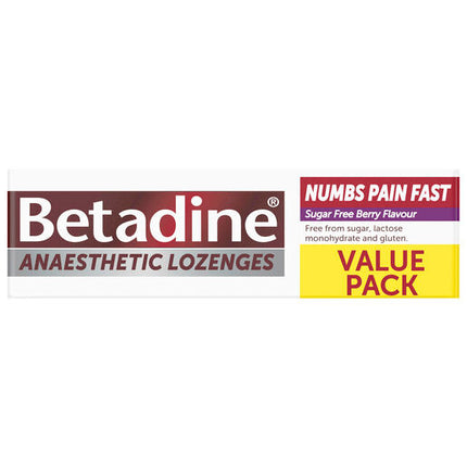 Betadine Anaesthetic Lozenges Berry 36 Pack