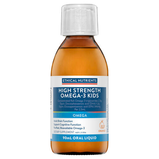 Ethical Nutrients High Strength Omega-3 Kids Oral Liquid 90ml