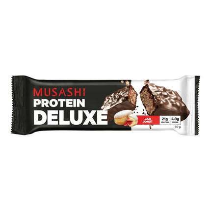 Musashi Deluxe Protein Bar Jam Donut Flavour 60g