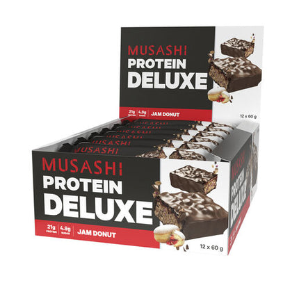 Musashi Deluxe Protein Bar Jam Donut Flavour 60g
