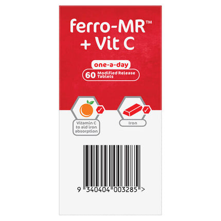 Ferro MR Iron plus Vitamin C 60 Tablets