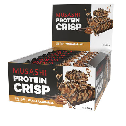 Musashi Protein Crisp Vanilla Caramel 60g