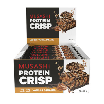 Musashi Protein Crisp Vanilla Caramel 60g