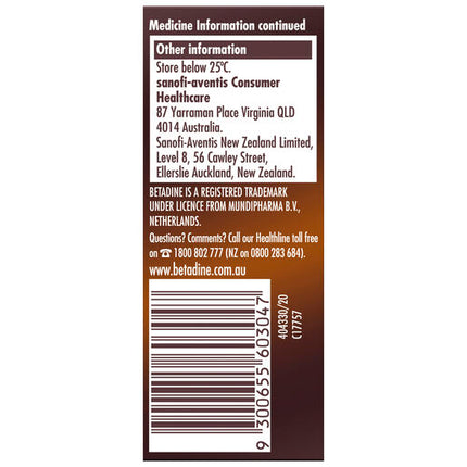 Betadine Antiseptic Topical Solution 15mL