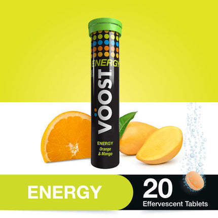 Voost Energy Orange & Mango Effervescent 20 Tablets