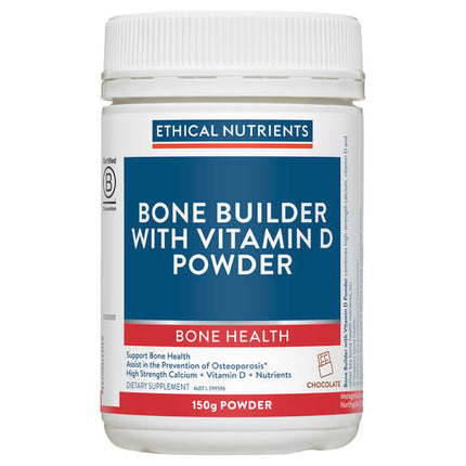 Ethical Nutrients Bone Builder with Vitamin D Powder Chocolate 150g Powder