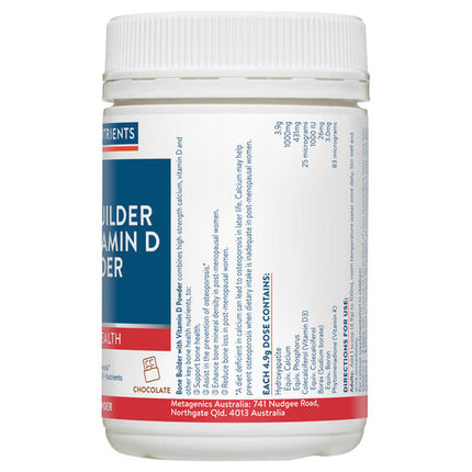Ethical Nutrients Bone Builder with Vitamin D Powder Chocolate 150g Powder