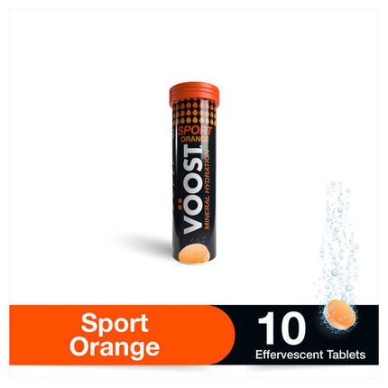 Voost Sports Isotonic Orange 10 Effervescent Tablets