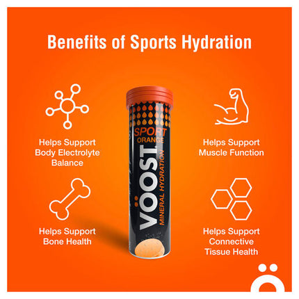 Voost Sports Isotonic Orange 10 Effervescent Tablets