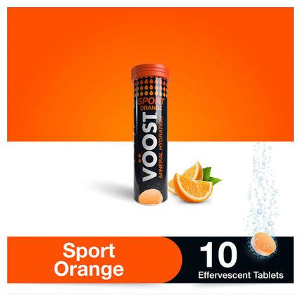 Voost Sports Isotonic Orange 10 Effervescent Tablets