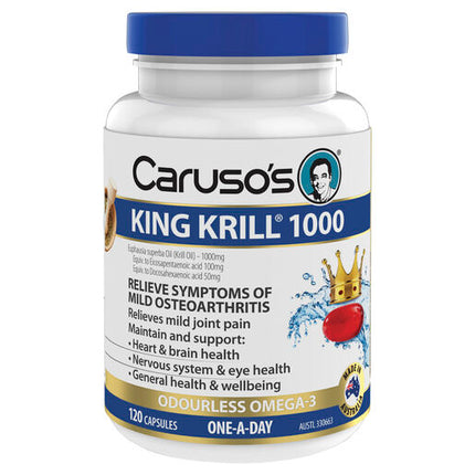 Caruso's Natural Health King Krill 1000mg 120 Capsules