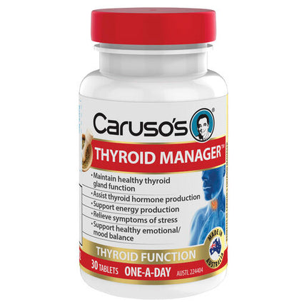 Caruso's Natural Health Thyroid Manager 30 Tablets
