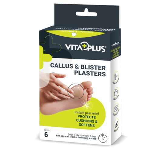 Vita Plus Hydrocolloid Callus Plaster 6 Pack
