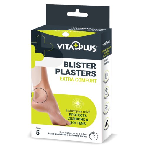 Vita Plus Extra Comfort Hydrocolloid Blister Plaster 5 Pack