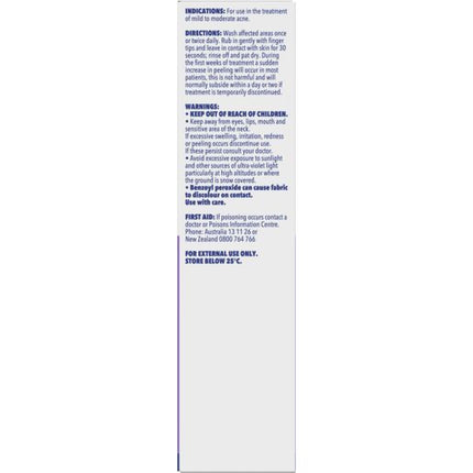 Benzac AC Moderate Strength 5% Acne Wash 200mL