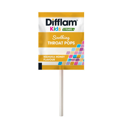 Difflam Kids Soothing Throat Pops Manuka Honey 10 Pack