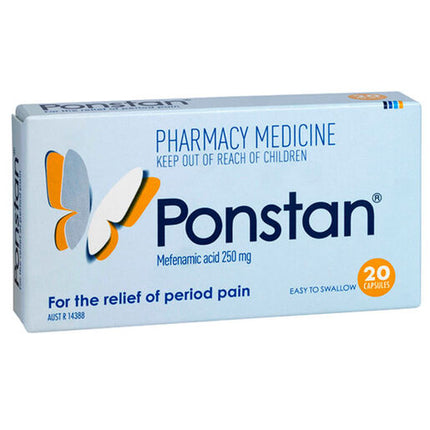 Ponstan 250mg 20 Capsules