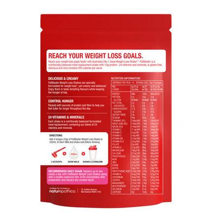 FatBlaster Weight Loss Shake Raspberry 465g