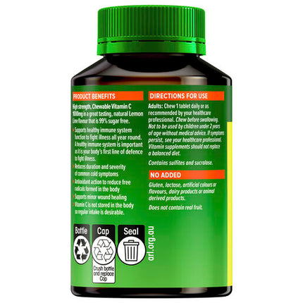 Cenovis Chewable Vitamin C 1000mg Lemon 60 Tablets