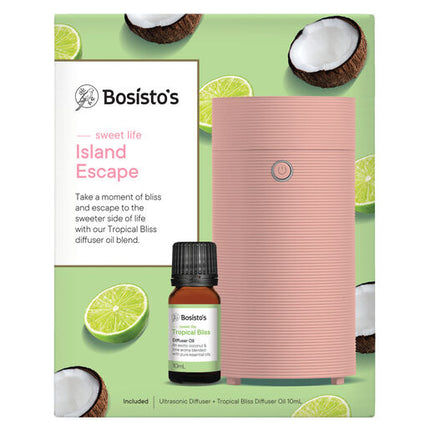 Bosisto's Island Escape Diffuser & Tropical Bliss