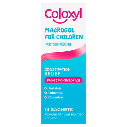 Coloxyl Macrogol for Children 14 Sachets