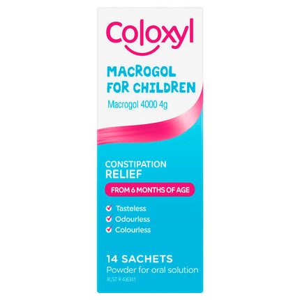Coloxyl Macrogol for Children 14 Sachets