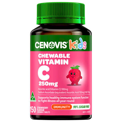 Cenovis Kids Vitamin C 250mg 150 Chewable Tablets