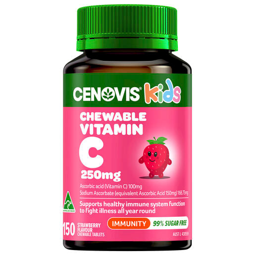 Cenovis Kids Vitamin C 250mg 150 Chewable Tablets