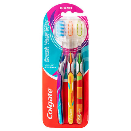 Colgate Advanced Slim Soft Toothbrush 3 Pack