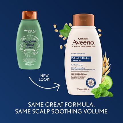 Aveeno Fresh Greens Blend Shampoo 354ml