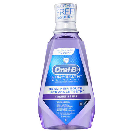 Oral B Pro Health Clinical Rinse Clean Mint 1L