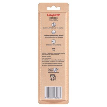 Colgate Bamboo Charcoal Toothbrush Soft 2 Pack