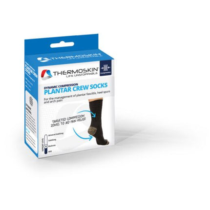 Thermoskin Plantar FXT Compression Socks Crew Medium