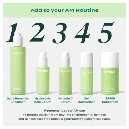 Hey Bud Vitamin C + Hemp Serum 30ml