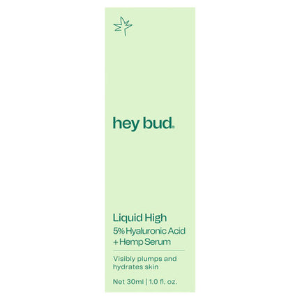 Hey Bud 5% Hyaluronic Acid + Hemp Serum 30ml