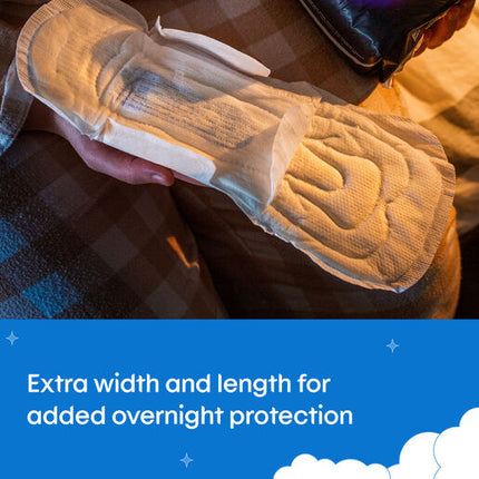U By Kotex Overnight Extra Maxi Pads 10 Pack