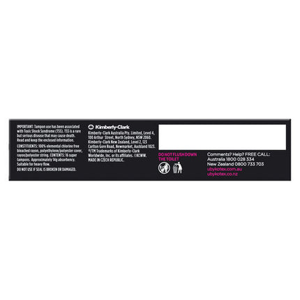U By Kotex Super Sport Tampons 16 Pack