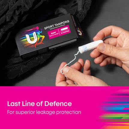 U By Kotex Super Sport Tampons 16 Pack