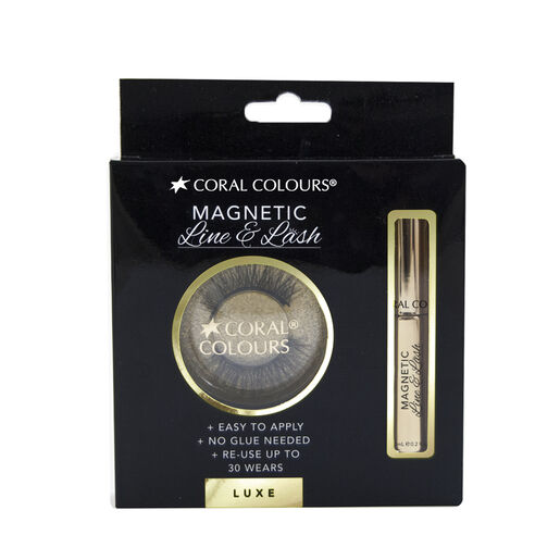 Coral Colours Magnetic EyeLashes Luxe